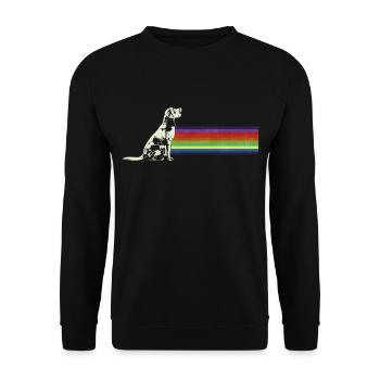 Labrador Retriever retro gift shirt - Unisex Sweatshirt - black - Front - Alina (178cm) & Michal (187cm)