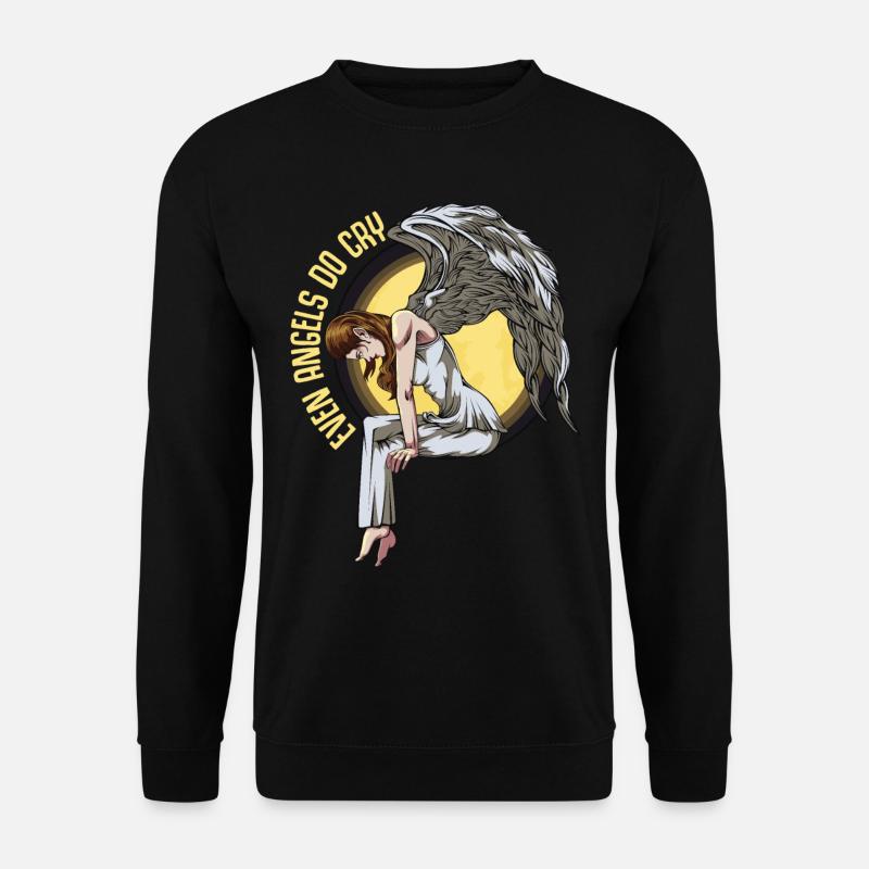 Engel - Unisex Pullover - Schwarz