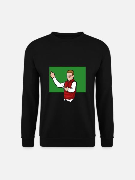 Enseignant au tableau - Sweat-shirt Unisexe - noir