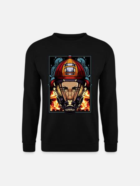 fire Department - Unisex Sweatshirt - black