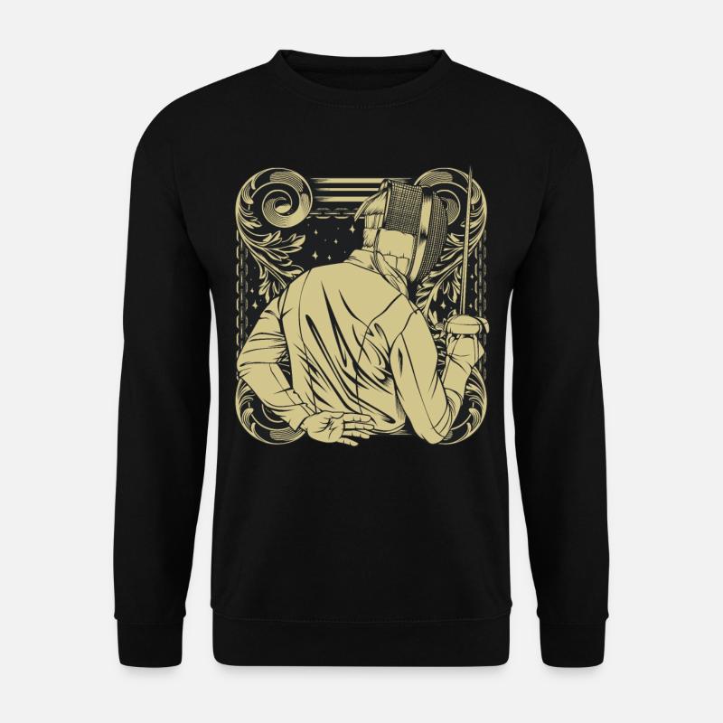 Fechten - Unisex Pullover - Schwarz