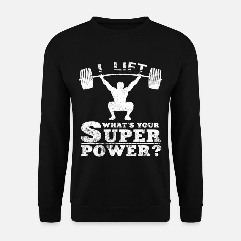 weightlifting - Unisex Sweatshirt - black