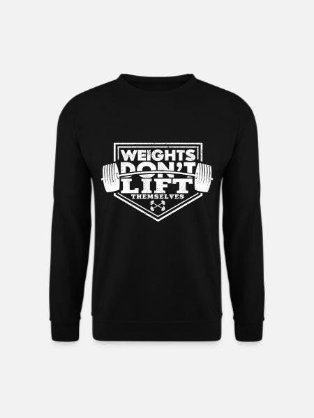 weightlifting - Unisex Sweatshirt - black