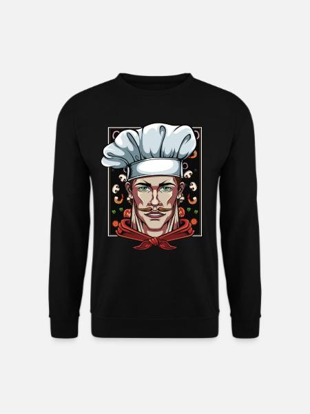 Küchenchef Chefkoch Chef Köche Restaurant Kochen - Unisex Pullover - Schwarz