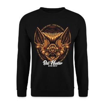 Chauve-souris - Sweat-shirt Unisexe - noir - Devant - Alina (178cm) & Michal (187cm)