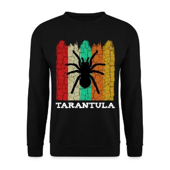 Vogelspinne - Unisex Pullover - Schwarz - Vorne - Alina (178cm) & Michal (187cm)