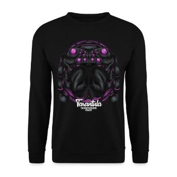 Vogelspinne - Unisex Pullover - Schwarz - Vorne - Alina (178cm) & Michal (187cm)