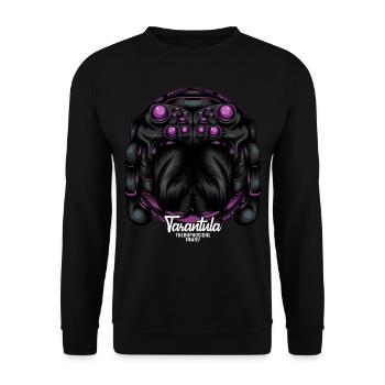 Tarantula Tarantulas araignées cadeau pour animal de compagnie - Sweat-shirt Unisexe - noir - Devant - Alina (178cm) & Michal (187cm)