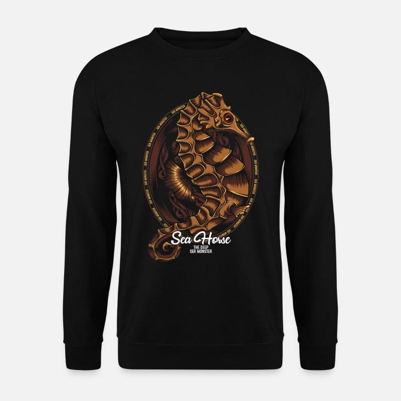 Seepferdchen - Unisex Pullover - Schwarz