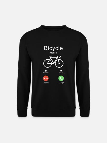 Bicycle Calling Bike T-Shirt - Unisex Pullover - Schwarz