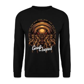 Riesenassel Giant Isopod Meeresbewohner Geschenk - Unisex Pullover - Schwarz - Vorne - Alina (178cm) & Michal (187cm)