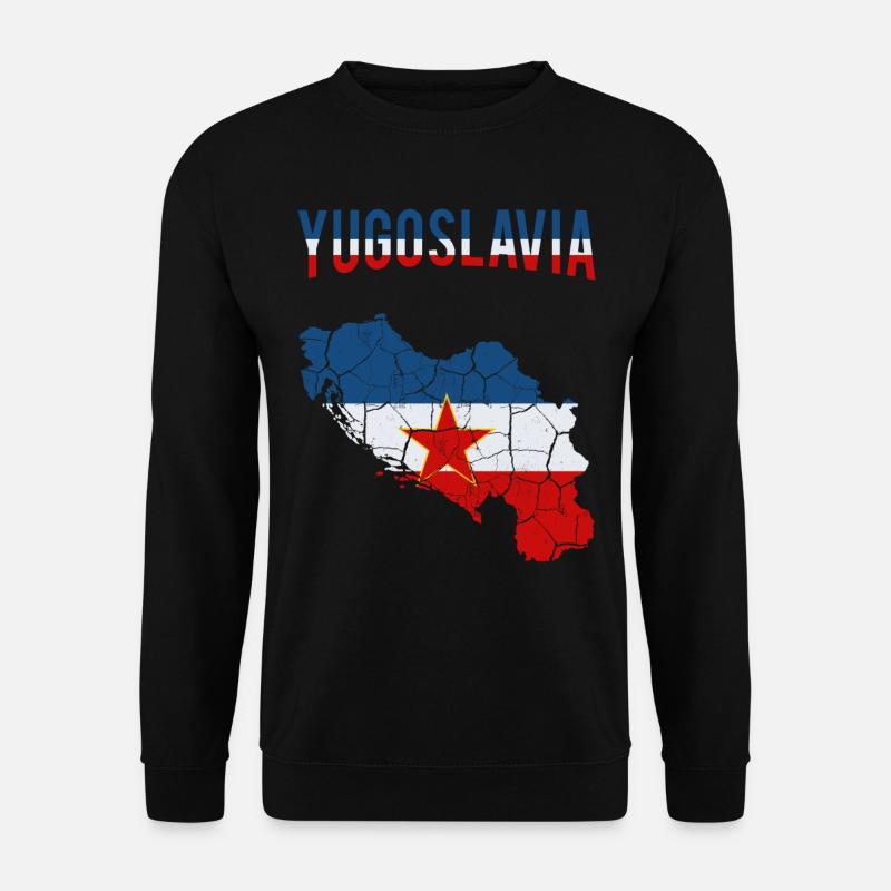 Jugoslawien - Unisex Pullover - Schwarz