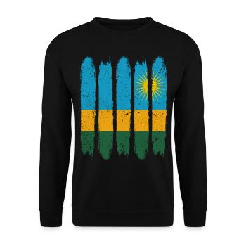 Ruanda - Unisex Pullover - Schwarz - Vorne - Alina (178cm) & Michal (187cm)