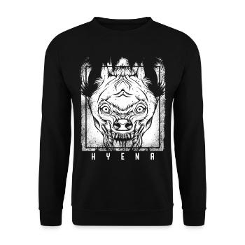 Hyänen - Unisex Pullover - Schwarz - Vorne - Alina (178cm) & Michal (187cm)