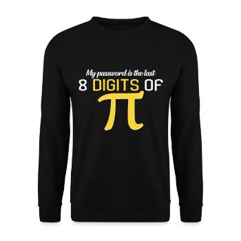 Mathematics - Unisex Sweatshirt - black - Front - Alina (178cm) & Michal (187cm)