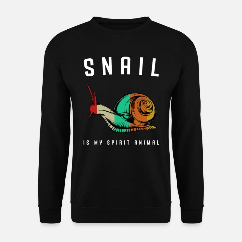escargot - Sweat-shirt Unisexe - noir