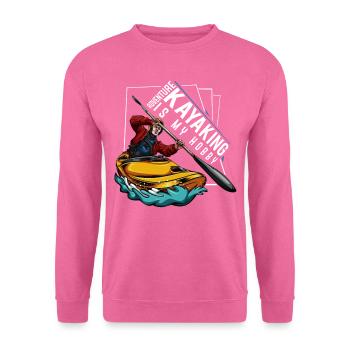 kayak - Unisex Sweatshirt - pink - Front