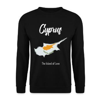Cyprus - Unisex Sweatshirt - black - Front - Alina (178cm) & Michal (187cm)