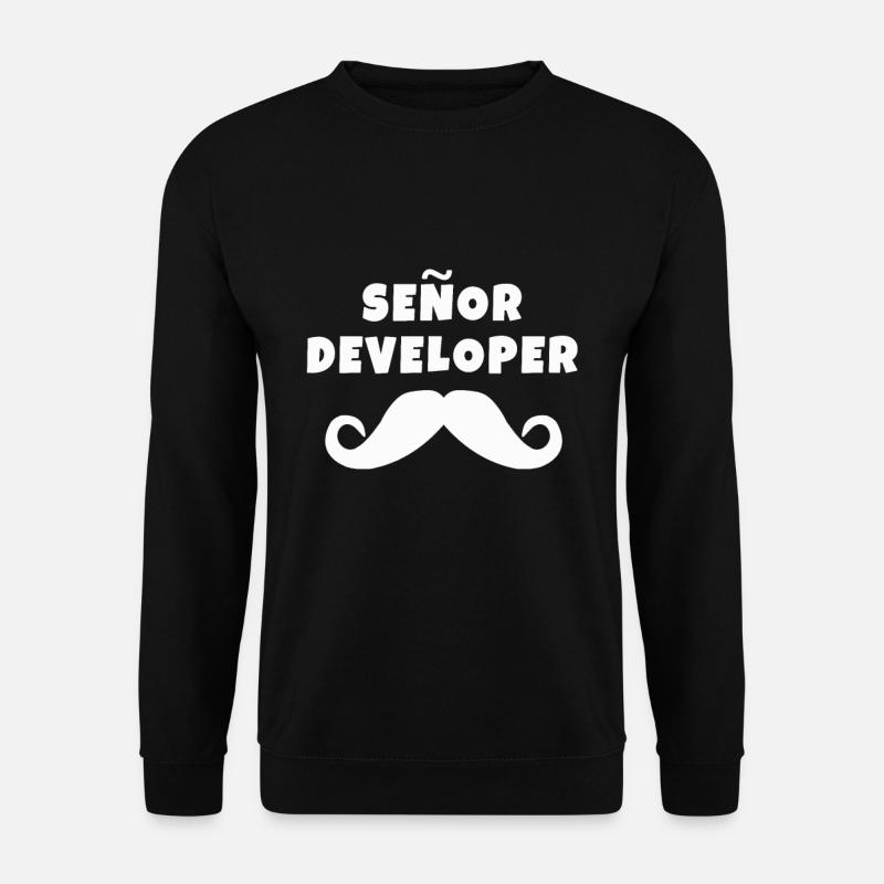 Senor Developer Coder T-Shirt - Unisex Pullover - Schwarz