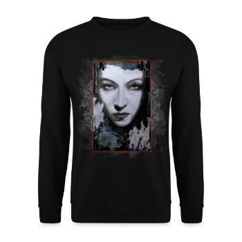 Esprits: Whitby | gothique - Sweat-shirt Unisexe - noir - Devant - Alina (178cm) & Michal (187cm)