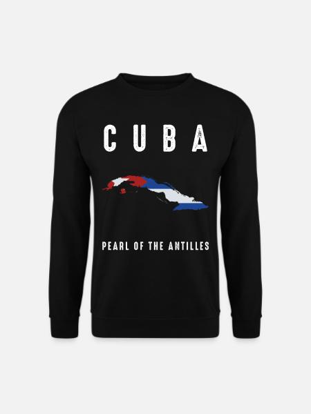 Cuba - Sweat-shirt Unisexe - noir