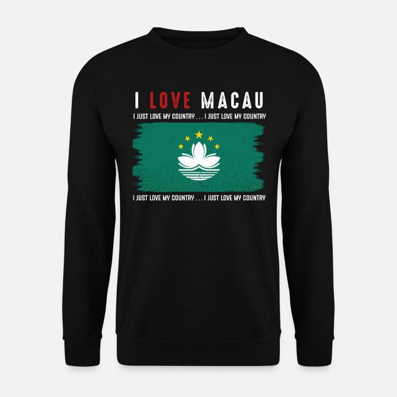 Macau - Unisex Pullover - Schwarz