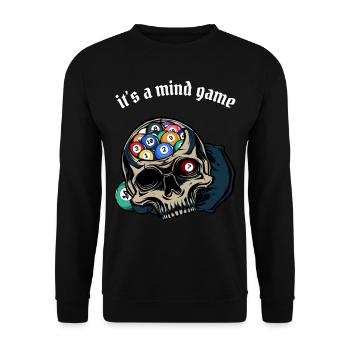 Billard - Unisex Pullover - Schwarz - Vorne - Alina (178cm) & Michal (187cm)