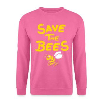 Économiste naturaliste, cadeau The Save The Bees - Sweat-shirt Unisexe - rose - Devant