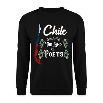 Chile - Unisex Pullover - Schwarz - Vorne - Alina (178cm) & Michal (187cm)