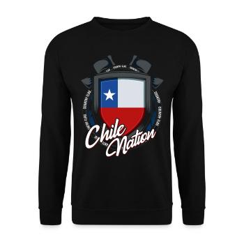 Chile - Unisex Pullover - Schwarz - Vorne - Alina (178cm) & Michal (187cm)