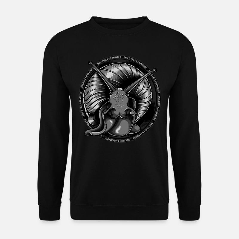 Cool Schnecke - Unisex Pullover - Schwarz