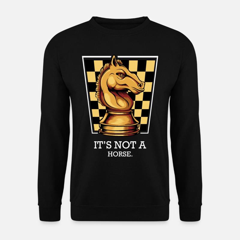 Les joueurs d'échecs - Sweat-shirt Unisexe - noir