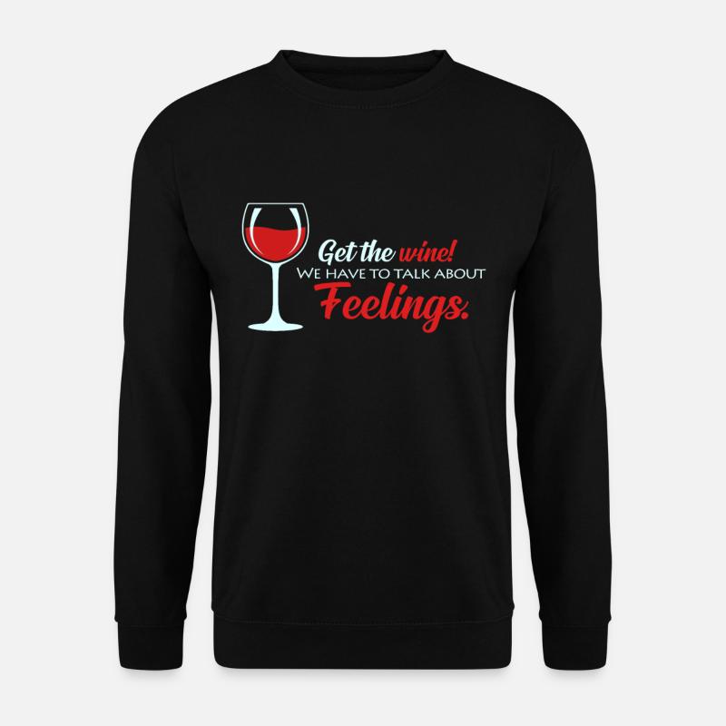 Wine - Unisex Sweatshirt - black