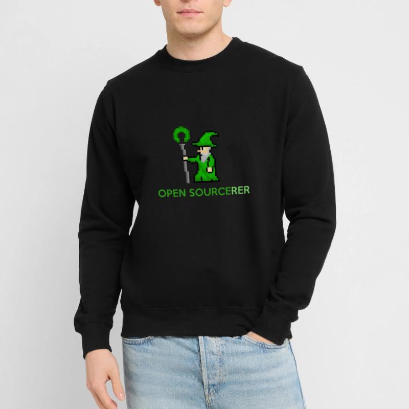 Tee-shirt programmeur sorcier open source Sweat-shirt Unisexe