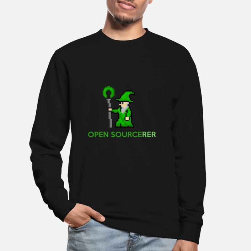 Open source sorcerer programmer t-shirt Unisex Sweatshirt
