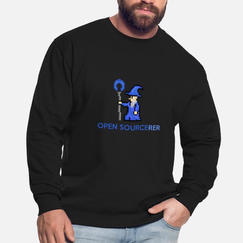 Tee-shirt programmeur sorcier open source Sweat-shirt Unisexe