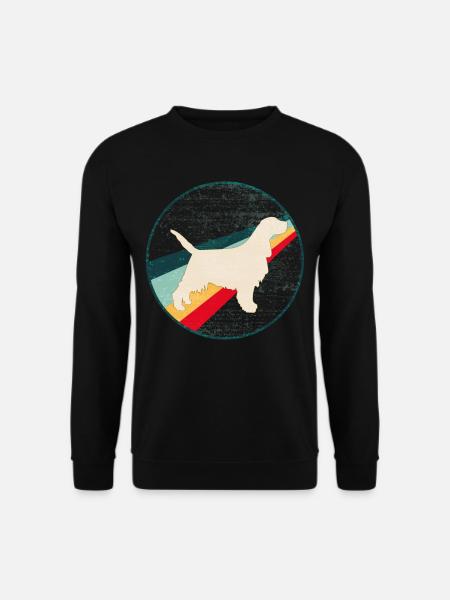 English Springer Spaniel retro gift shirt - Unisex Sweatshirt - black