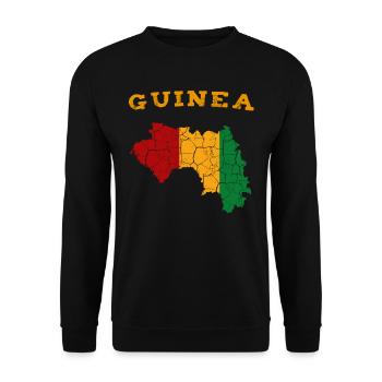 Guinée - Sweat-shirt Unisexe - noir - Devant - Alina (178cm) & Michal (187cm)