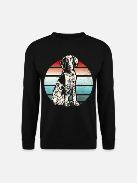 German shorthair retro gift shirt - Unisex Sweatshirt - black