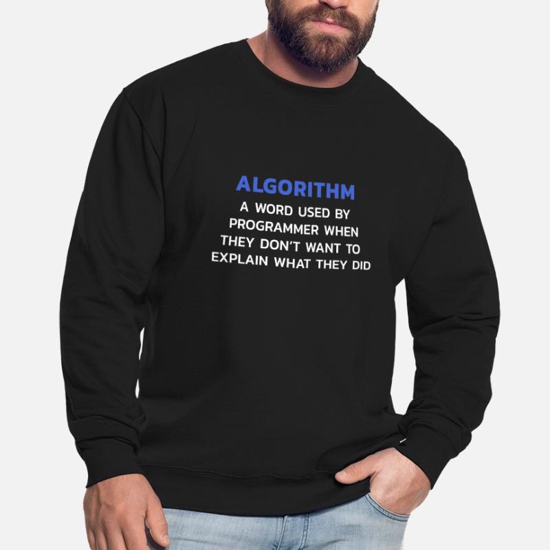 Algorithmus Programmierer Informatik T-Shirt Unisex Pullover