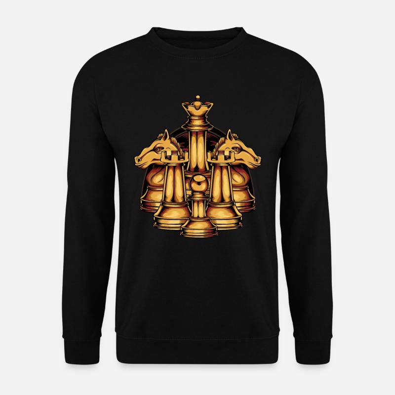 Cool Schachfiguren - Unisex Pullover - Schwarz