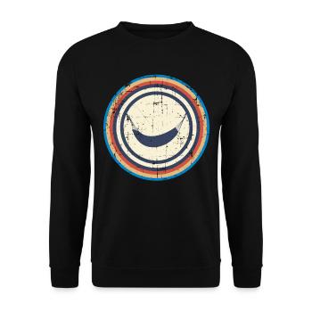 Hammock Gift Idea Hammocking Relaxing Chilling Art - Unisex Sweatshirt - black - Front - Alina (178cm) & Michal (187cm)