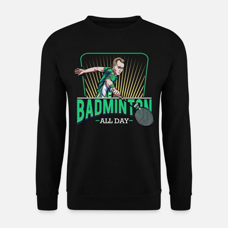 Badminton - Unisex Sweatshirt - black