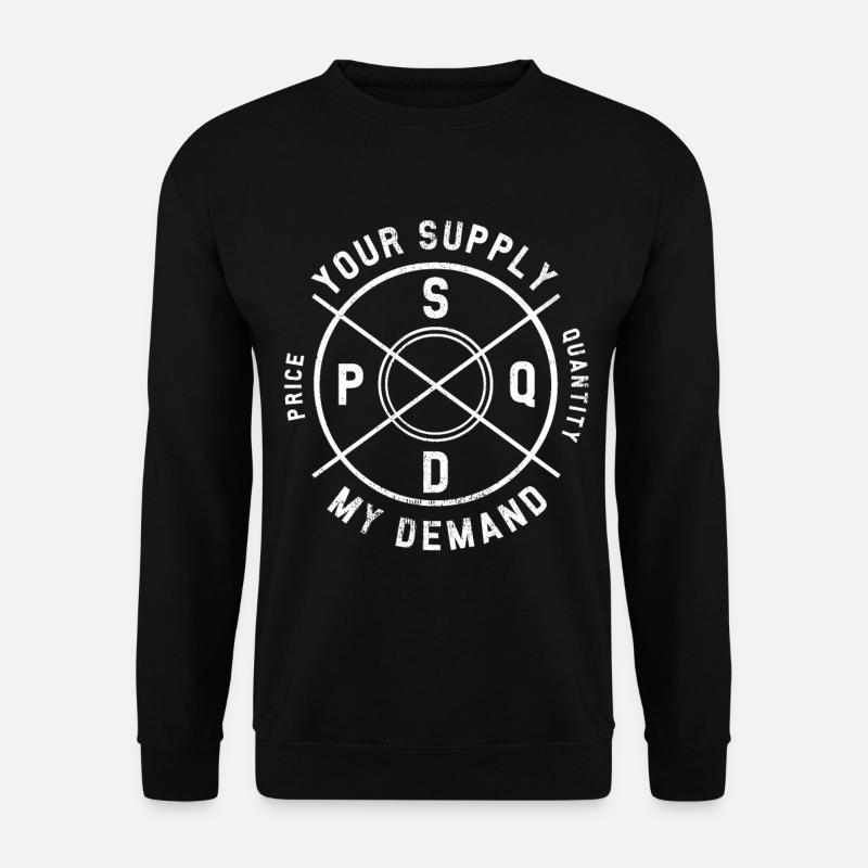Déclaration d'économiste cool - Sweat-shirt Unisexe - noir