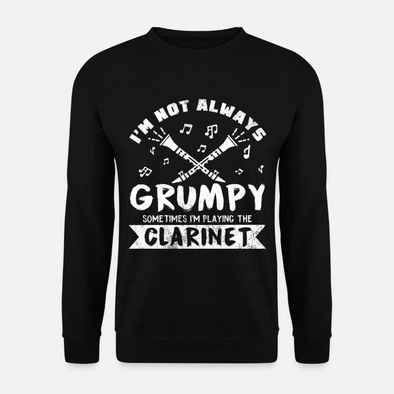 Funny clarinetist saying clarinet gift - Unisex Sweatshirt - black