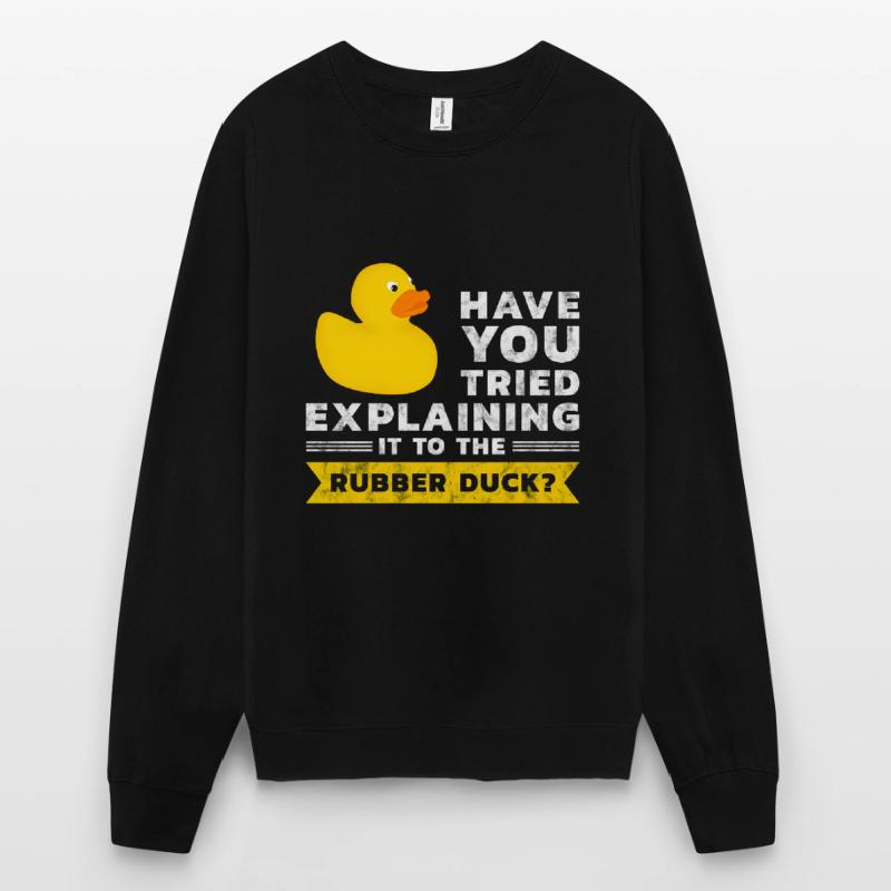 Programmierer Gummiente Debug Unisex Pullover
