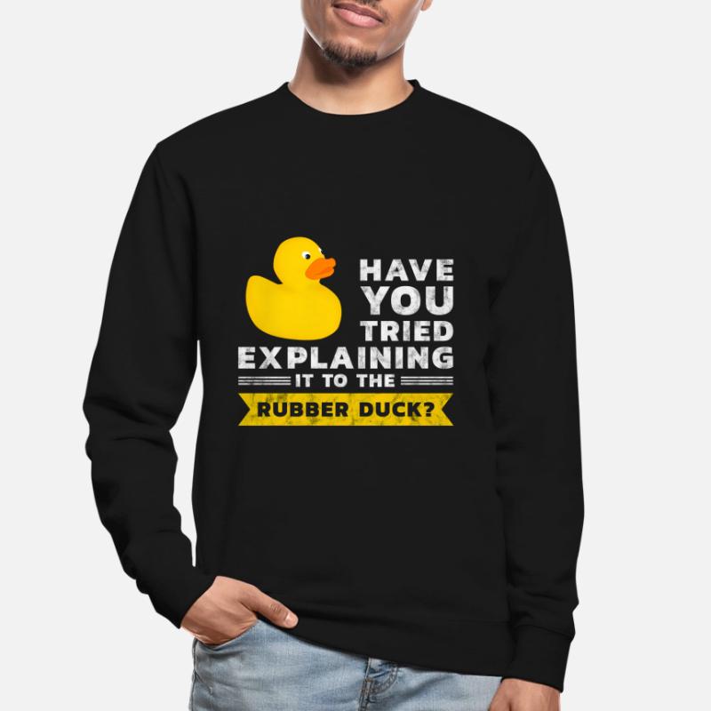 Programmierer Gummiente Debug Unisex Pullover
