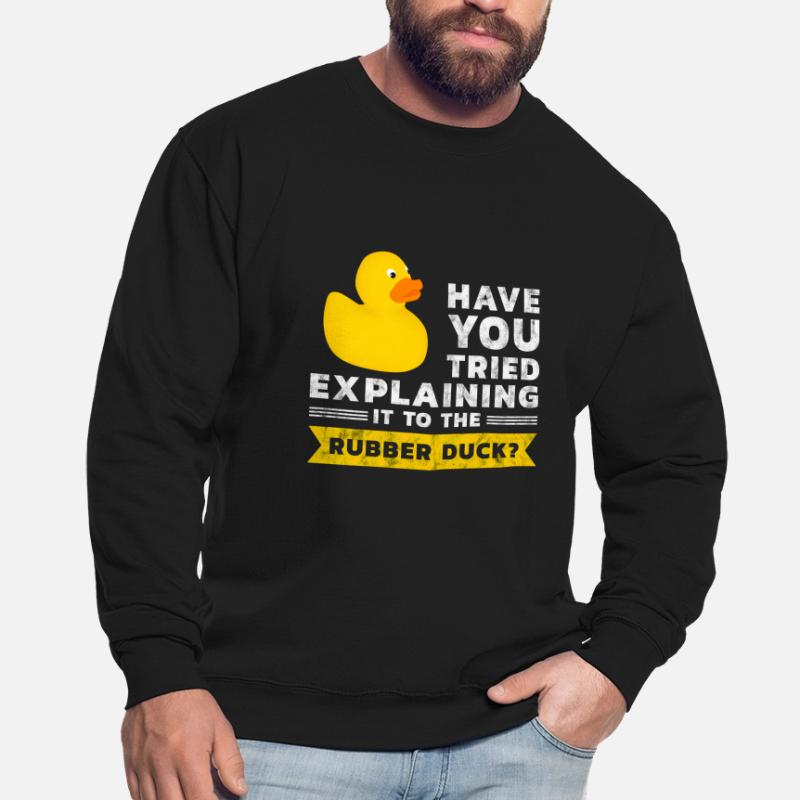 Programmierer Gummiente Debug Unisex Pullover