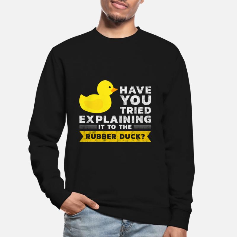 Programmierer Gummiente Debug Unisex Pullover