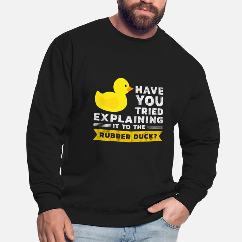 Programmierer Gummiente Debug Unisex Pullover